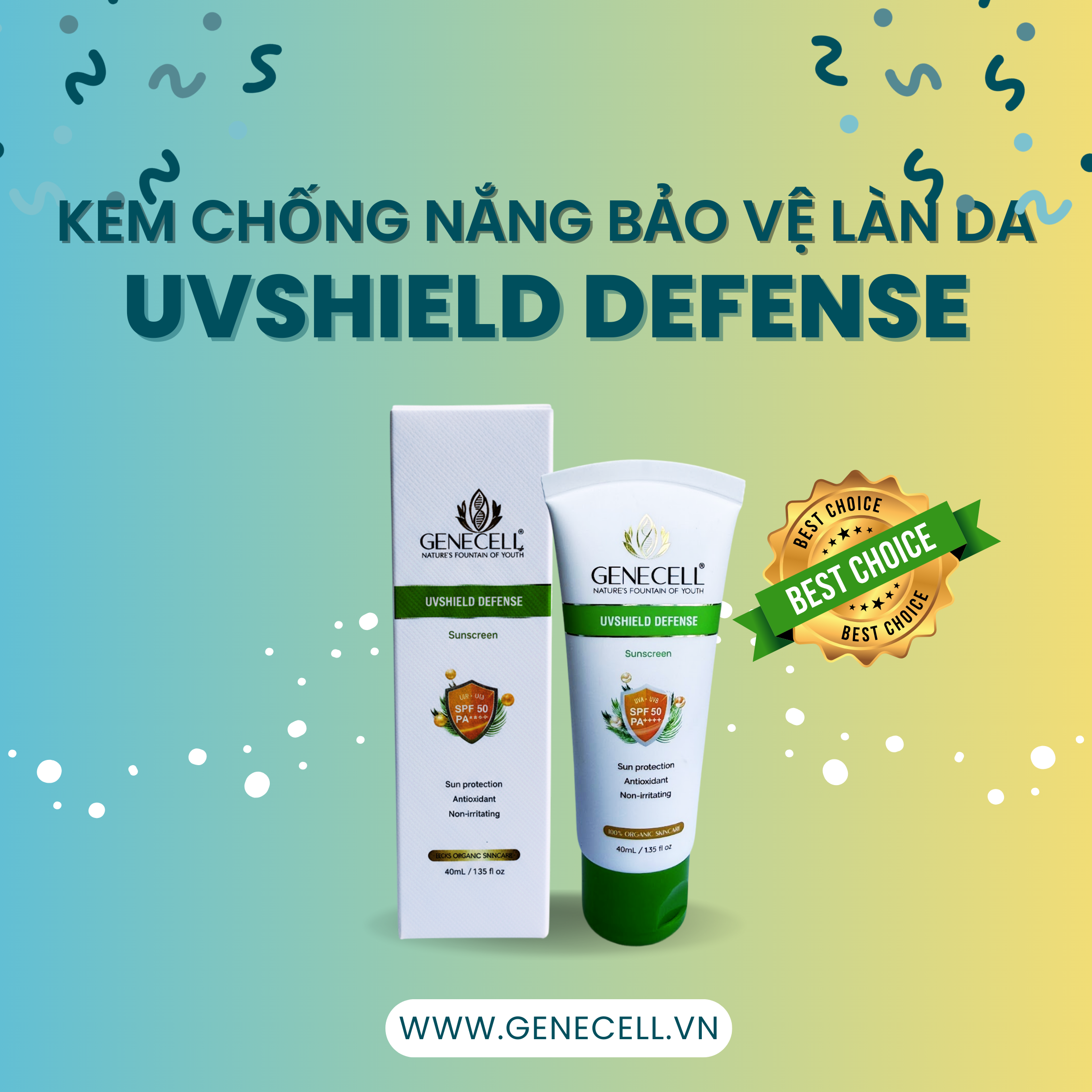 Kem dưỡng tái tạo tế bào da UV SHIELD DEFENSE