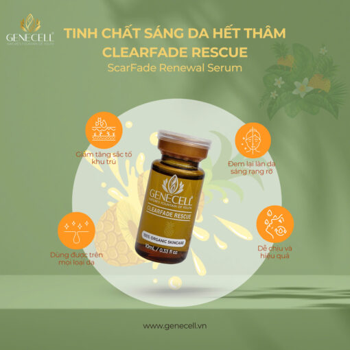 TINH CHẤT LÀM SÁNG DA CLEARFADE RESCUE - Ảnh 3